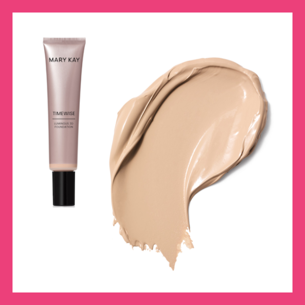 Матова тональна основа TimeWise 3D Mary Kay Light 7 — стійка матова тоналка