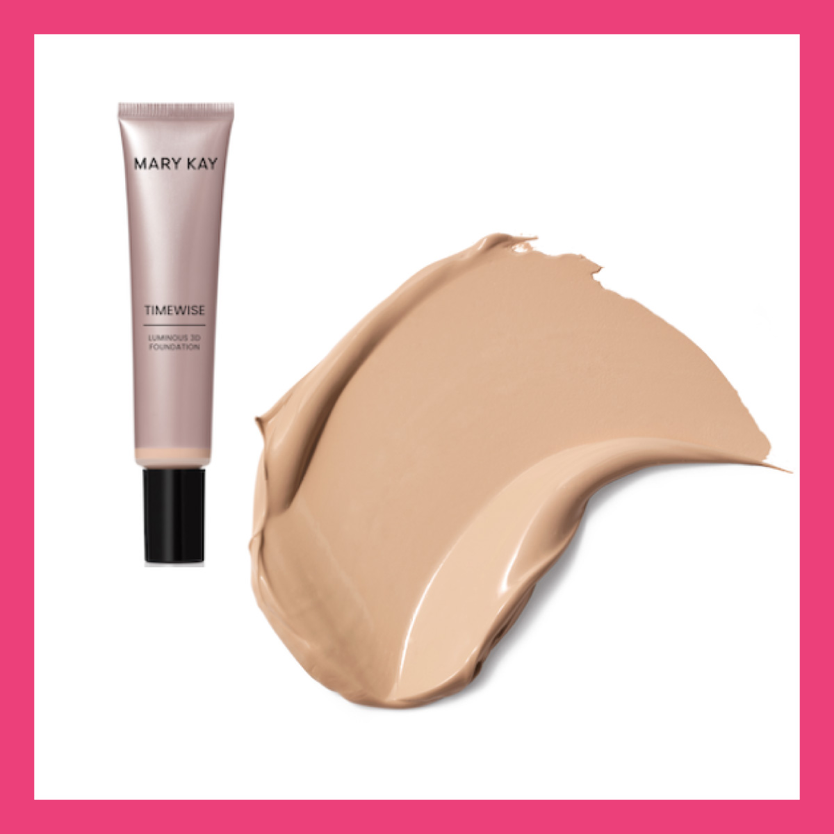 Матова тональна основа TimeWise 3D Mary Kay Medium 7 — стійка матова тоналка