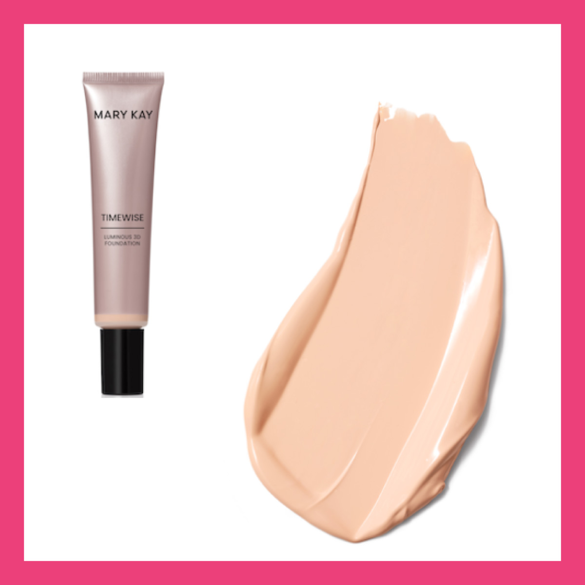 Сяюча тональна основа TimeWise 3D Mary Kay Light 2 — зволожуюча тоналка з сяйвом