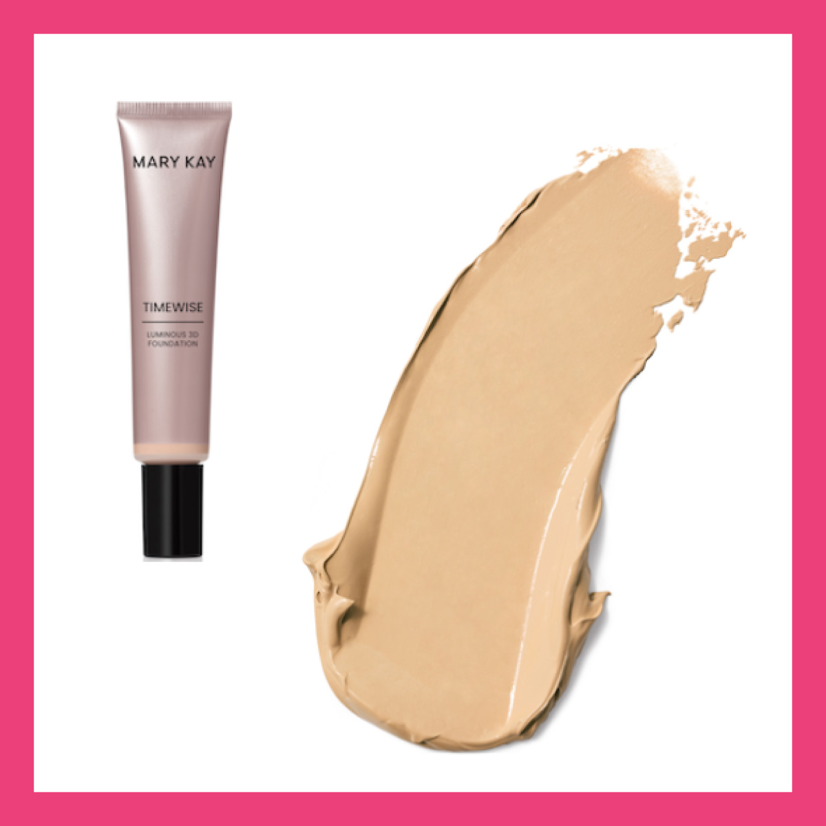 Сяюча тональна основа TimeWise 3D Mary Kay Light 6 — зволожуюча тоналка з сяйвом