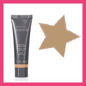 Матова тональна основа TimeWise 3D Mary Kay Beige W190 — стійка матова тоналка